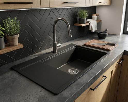 Lavello Comfort 1.0 gránit mosogató egymedencés csepegtetővel